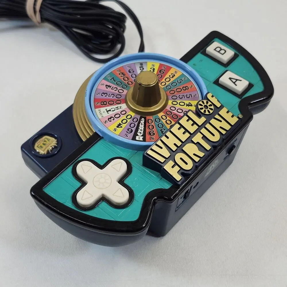 Jakks Wheel of Fortune Plug and Play TV Game Tested Vintage 2005 Console System
